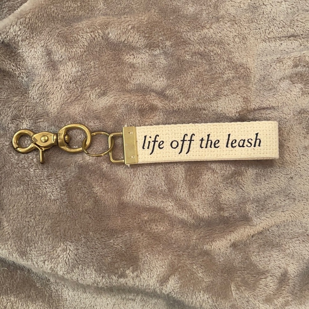 Black Dog Keychain